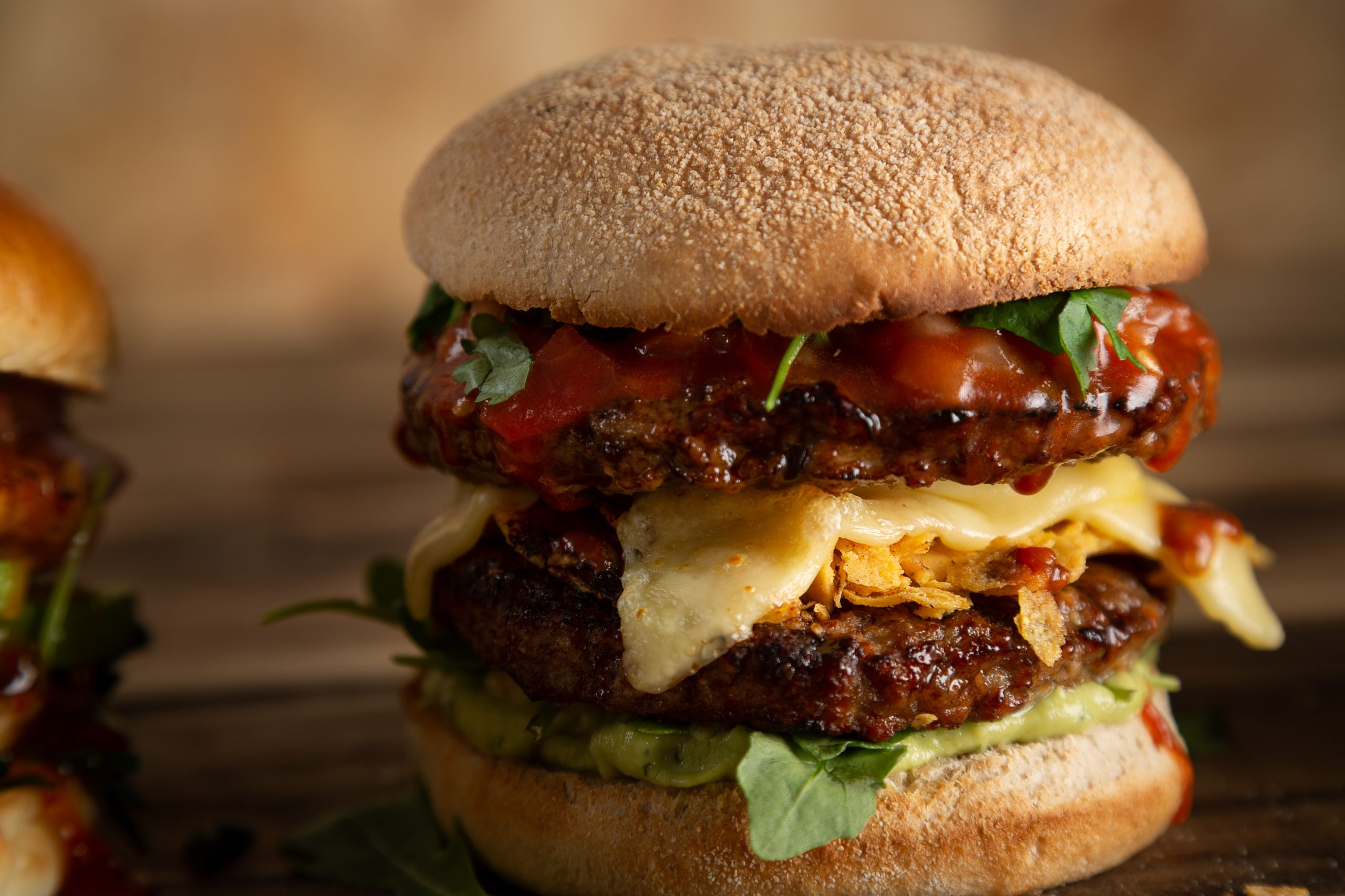 Double Mexican Burger